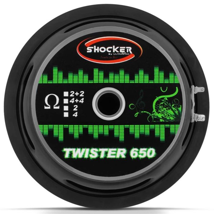 Alto Falante Subwoofer Shocker Ultravox Twister 650 RMS 8 Polegadas
