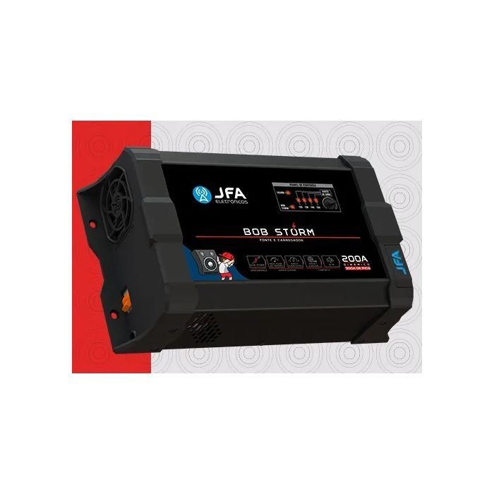 Fonte Automotiva JFA BOB Storm 200A amperes 12 volts