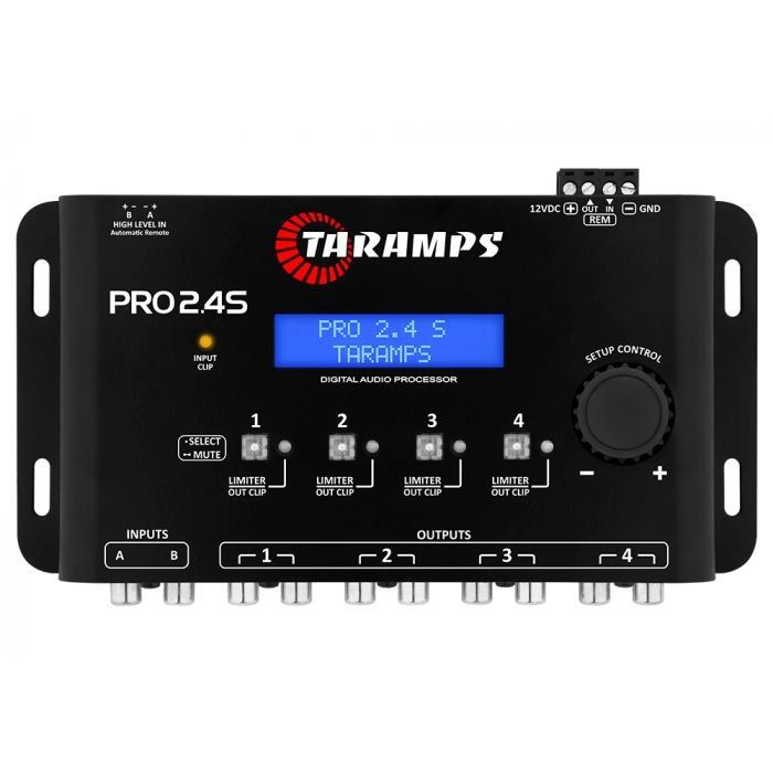 Processador Áudio Digital Taramps PRO2.4S 4 Canais