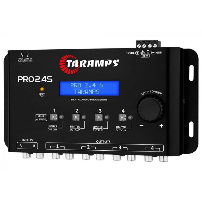 Processador Áudio Digital Taramps PRO2.4S 4 Canais