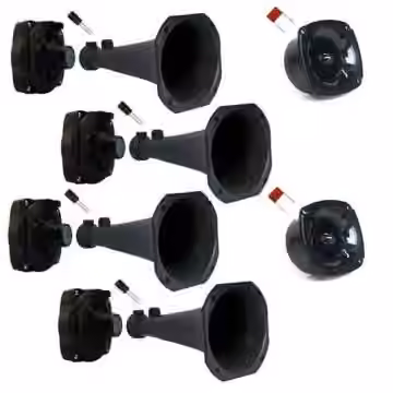Kit Corneteira Básica 600 RMS 4 Drivers + 2 S.Tweeters Unlike