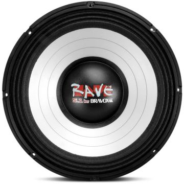 Alto Falante Woofer Bravox Rave 5.1KW 2500w rms RV15 15 Polegadas 3