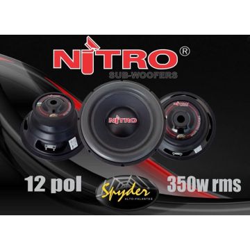 Alto Falante Subwoofer Spyder Nitro 350 rms 12 Polegadas 