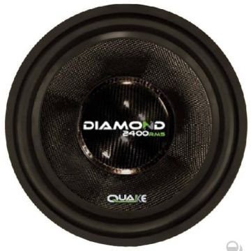 Alto Falante Subwoofer Quake 2400 rms Diamond 2.4K 15 Polegadas  3