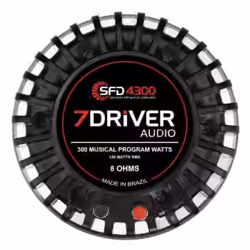 Driver 7 Driver SFD4300 150w rms Fenólico 4 Polegadas Trio 8 ohms 3