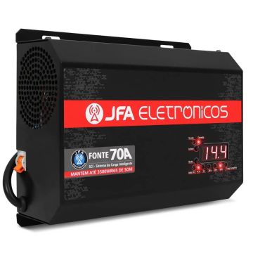 Fonte Automotiva JFA 70A amperes Display Digital 12 volts 1