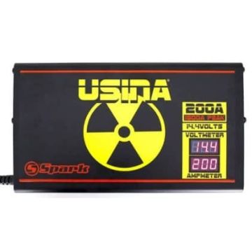Fonte Automotiva Usina Spark 250A Slim Heavy Duty 250 Amperes com Multímetro 220v 1