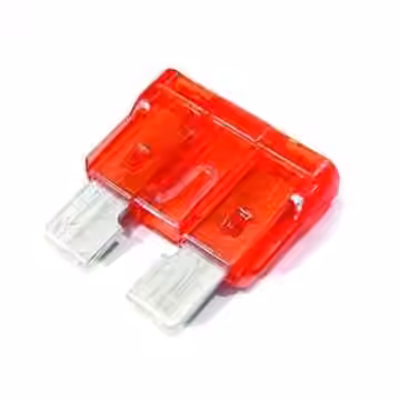 Fusível de Lâmina Comum 10 Amperes Vermelho