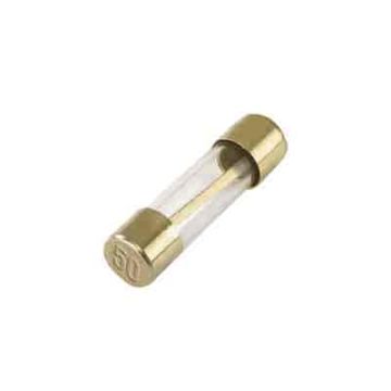 Fusível de Vidro (Ouro) 50 Amperes