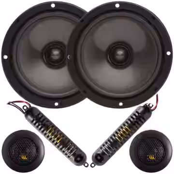 Kit 2 Vias Bravox CS60 BK Black 130w rms 6 Polegadas  3