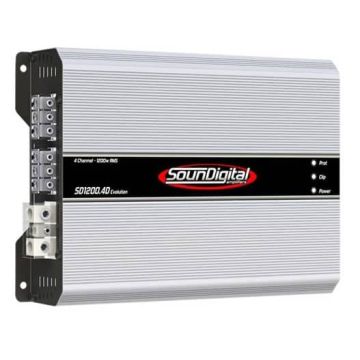 Módulo Amplificador Soundigital SD 1200.4 Evolution 1200w rms 4 Canais  4