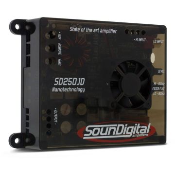 Módulo Amplificador Soundigital SD 250.1 250w rms 1 canal 3