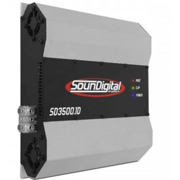 Módulo Amplificador Soundigital SD 3500.1D 3500w rms 1 Canal