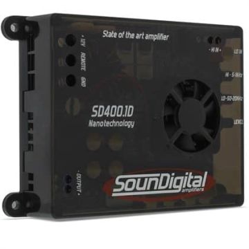 Módulo Amplificador Soundigital SD 400.1 400w rms 1 canal 4