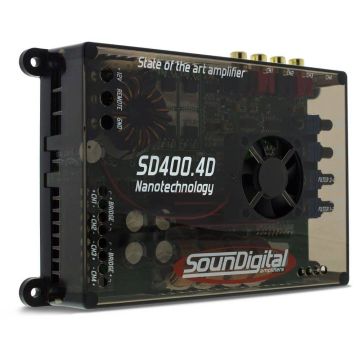 Módulo Amplificador Soundigital SD 400.4 400w rms 4 Canais 