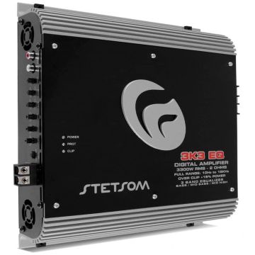 Módulo Amplificador Stetsom Vulcan 3K3 EQ 3.350W RMS 1 Canal