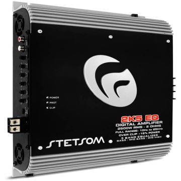 Módulo Amplificador Stetsom 2K5 EQ 2500 rms 1 Canal Vulcan