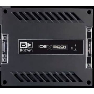 Módulo Amplificador Banda ICE X 3002 3000 rms 1 canal 2 ohms 