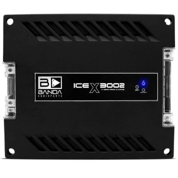 Módulo Amplificador Banda ICE X 3002 3000 rms 1 canal 2 ohms 2