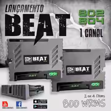 Módulo Amplificador Banda Beat 802 800 rms 1 Canal