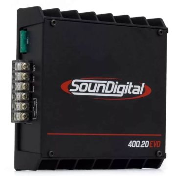 Módulo Amplificador Soundigital SD400.2D EVO 400w rms Evolution 2 Canais 4