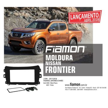Moldura Painel Nissan Frontier 17/18 Rádio DVD 2 DIN 