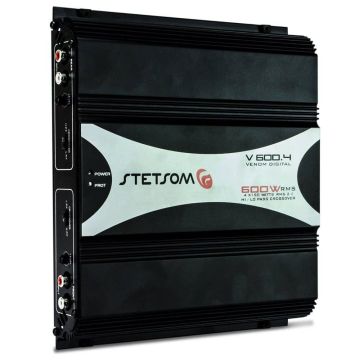 Módulo Amplificador Stetsom Venom V600.4 600 rms 4 canais 2 ohms