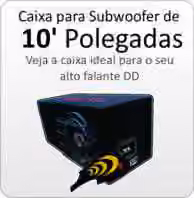 caixa subwoofer dd 10